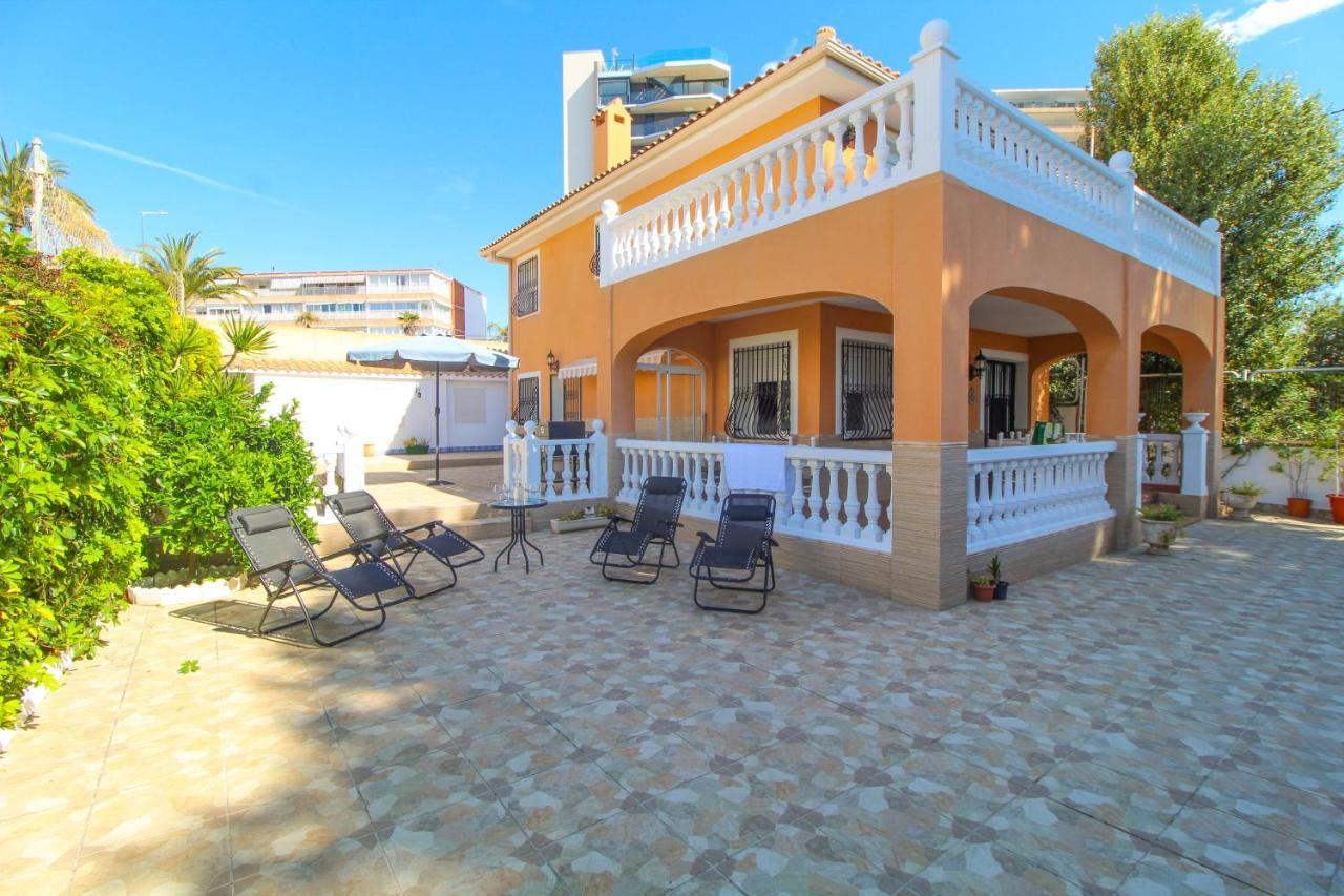 Great Villa, Sea Views, 20 Secs Walk To The Beach, Bbq, 9 People, 5 Mins Car From Alicante City Center, Sailing Club 3 Mins Walk Экстерьер фото