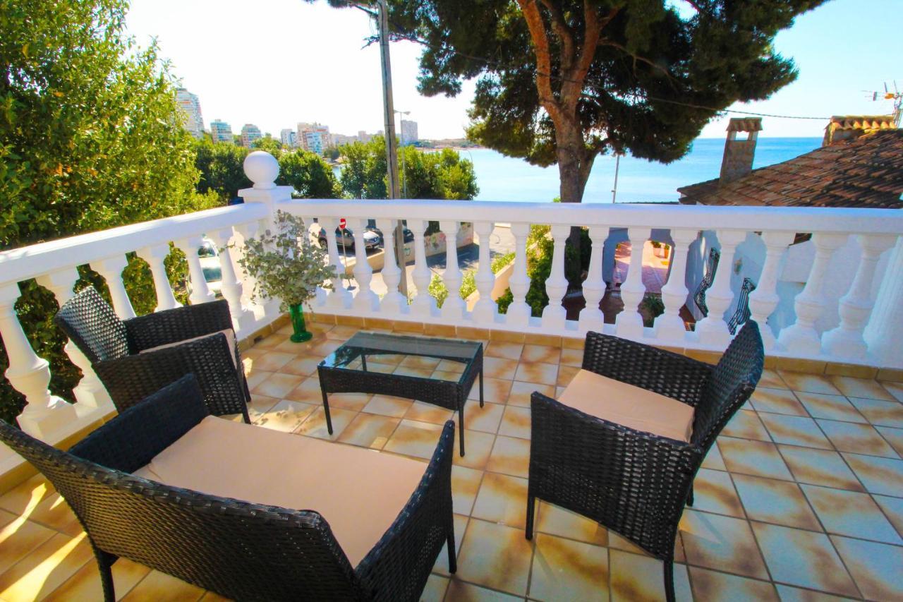Great Villa, Sea Views, 20 Secs Walk To The Beach, Bbq, 9 People, 5 Mins Car From Alicante City Center, Sailing Club 3 Mins Walk Экстерьер фото